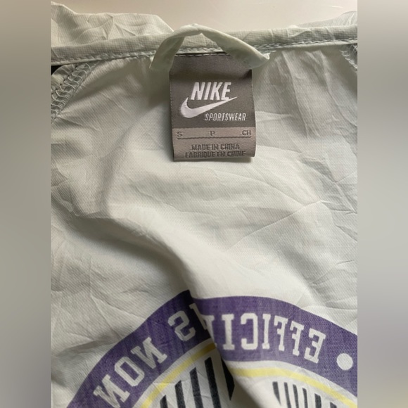 NIKE Womens Vintage Zip Windbreaker Efficiens Non Decorus - Picture 5 of 6